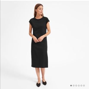 NWT Luxe Cotton Side-Slit Tee Dress